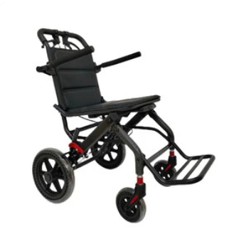 

Kursi Roda Traveling Portabel Frq616Cf Foldable Wheelchair Kursi Dorong Lipat Alat Bantu Kesehatan
