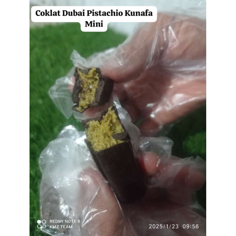 

Coklat Dubai Kunafa Pistachio Mini Homemade