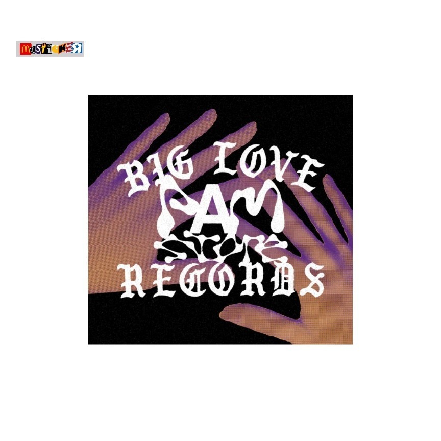 

sticker big love records harajuku tokyo x Perks and Mini store logo stiker