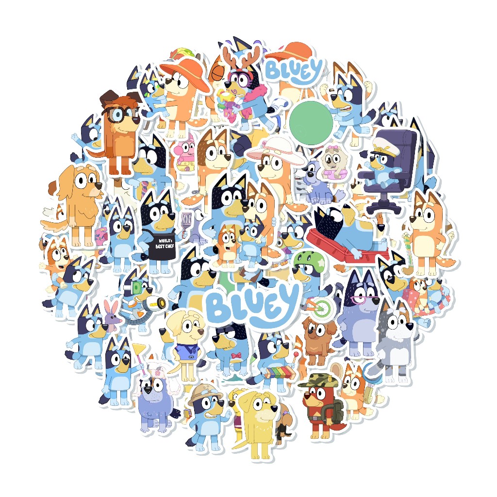 

Stiker Bluey Sticker Mainan Edukasi Anak