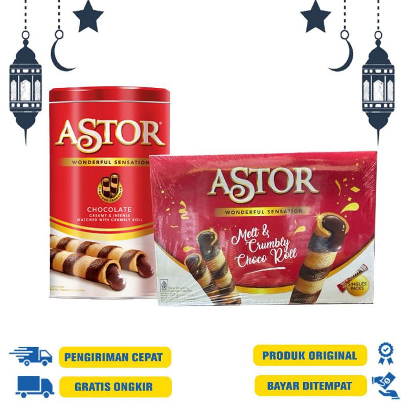 

ASTOR WAFER STICK - DOUBLE COKLAT BOX 224 G.R | COKLAT KALENG 330 G.R | DOUBLE COKLAT KALENG 156 GR