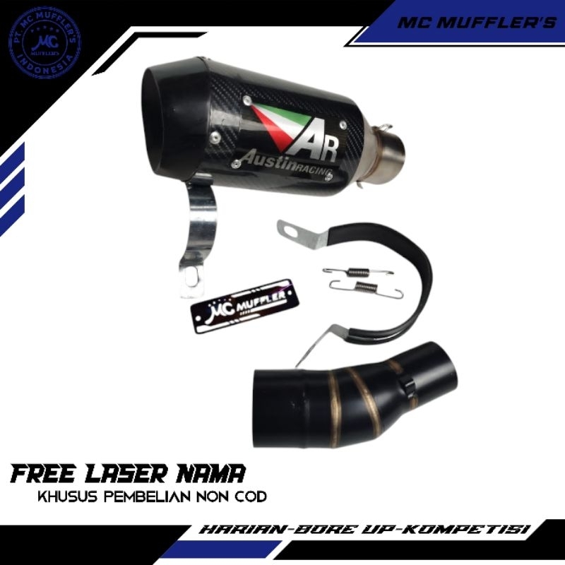Knalpot austin racing cbr150 cb150 ninja250 cbr250 R25