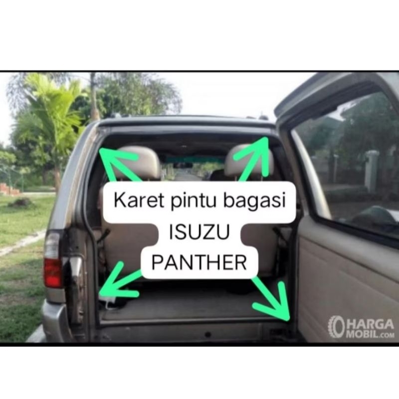 Karet peredam pintu bagasi Isuzu panther