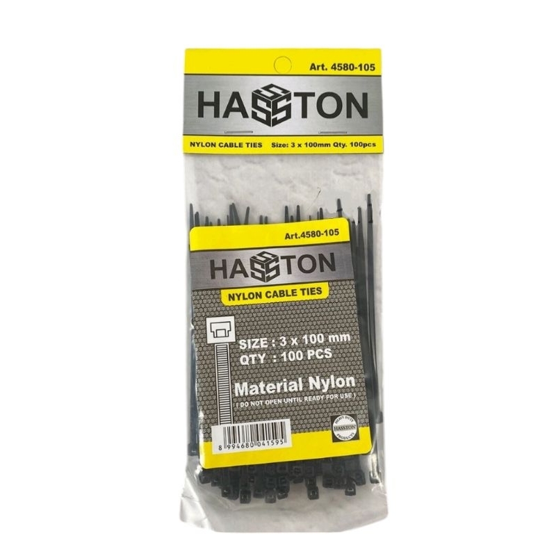 

Kabel Ties 3x100 mm 100 pcs Hasston / Kabel Tis 10 cm