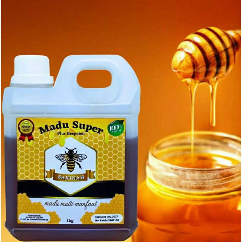 

Madu Super Plus Bebopolen Sakinah Multi Manfaat 1kg