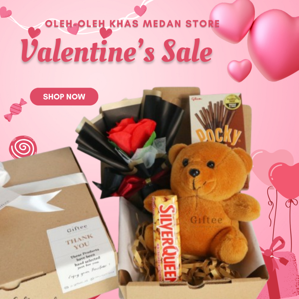 

HAMPERS BONEKA SIMPLE COKELAT BUNGA SNACK KADO HADIAH GIFT BOX VALENTINE GIFT HARI KASIH SAYANG