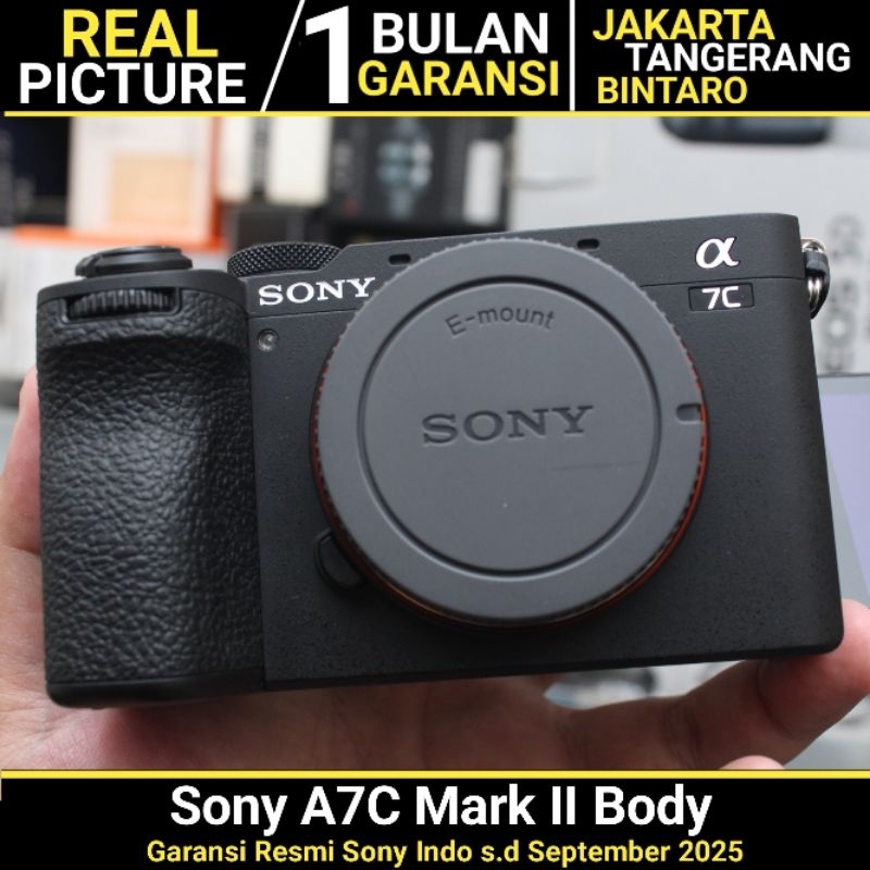 Sony A7C Mark II Body Masih Garansi BEKAS