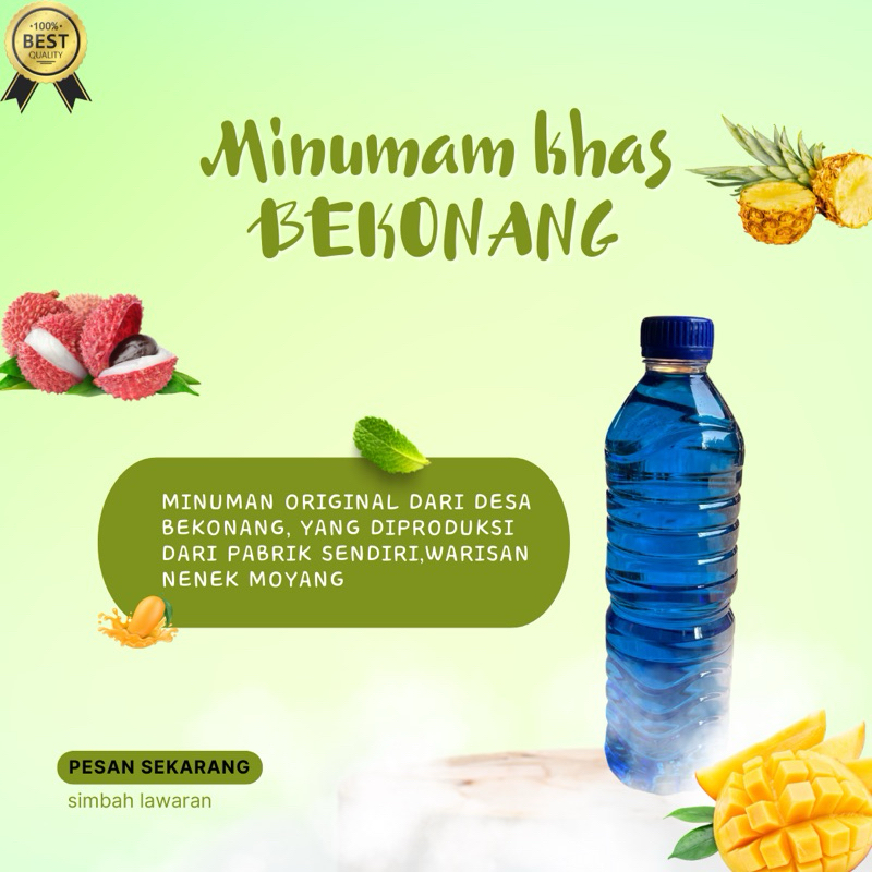 

minuman perisa buah blubery 600ml