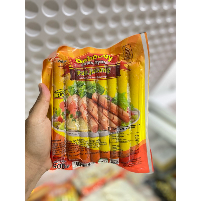 

sosis ayam geboy 500gr