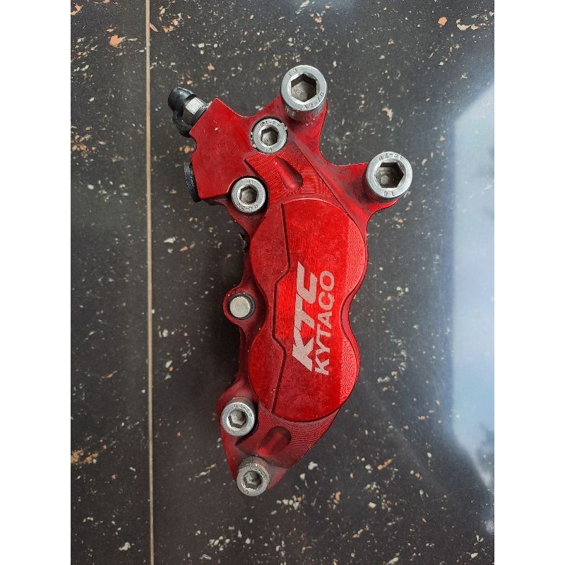 Kaliper Only merk KTC Kytaco 4 piston/ 4 port Bisa buat motor aerox old/new, nmax old/new, lexi