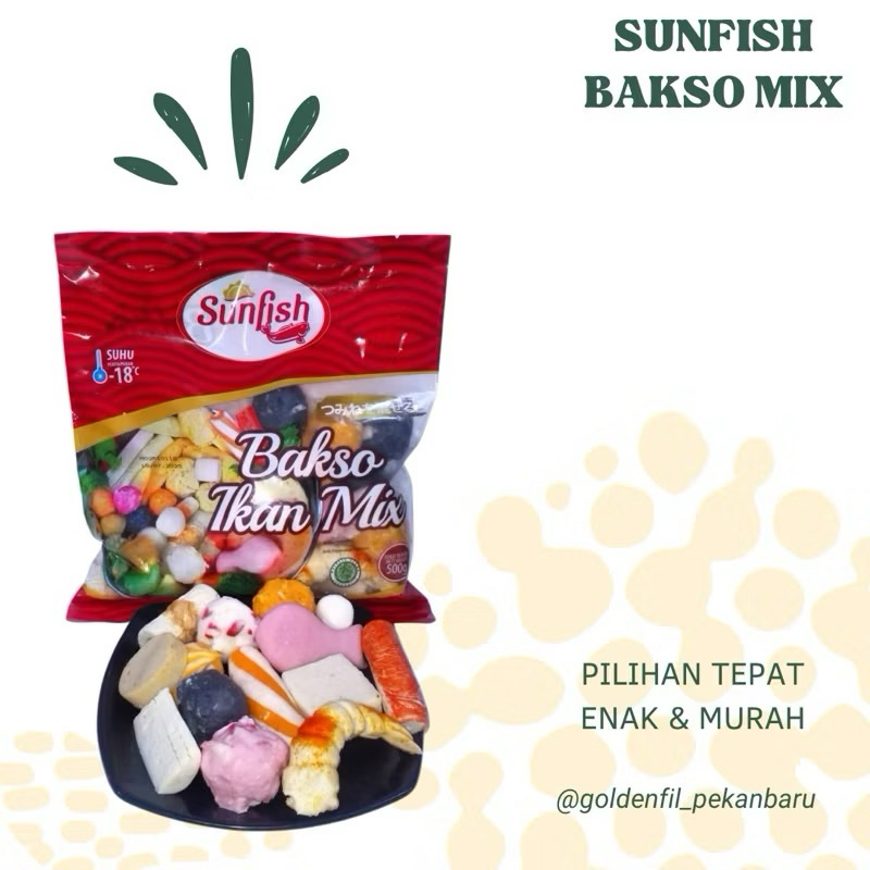 

sunfish bakso ikan mix 500g