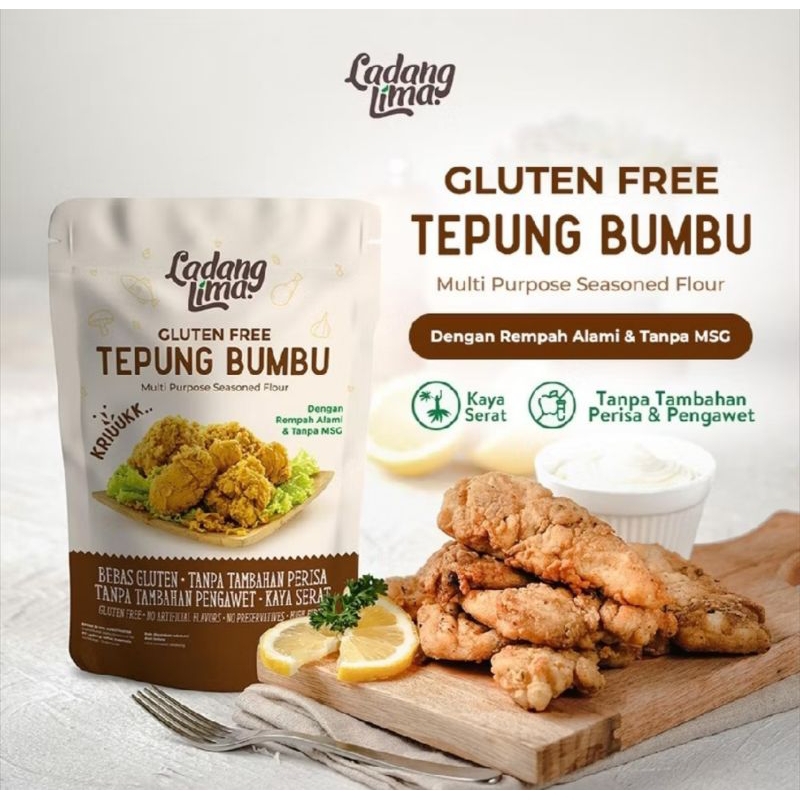 

tepung bumbu serbaguna gluten free ladang lima 150gram
