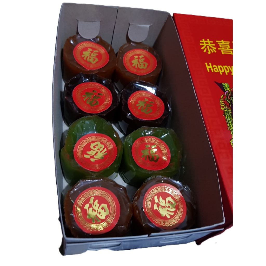 

Kue keranjang Ali Pandan Cappucino Mini Dodol Imlek Kue cina Kue bakul