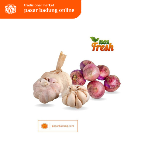 

Bawang putih dan bawang merah paket super 250g