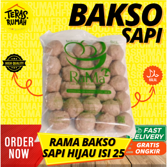 

BAKSO SAPI BULAT RAMA HIJAU ISI 25