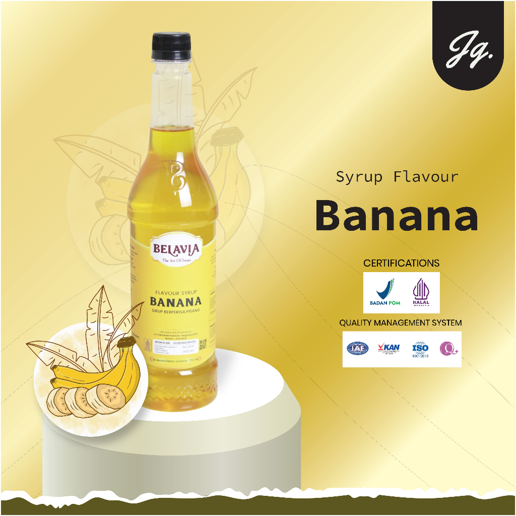 

Banana Syrup Belavia 750 ML | Belavia Sirup Pisang 750ml