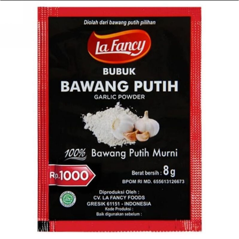 

√*murah grosir* La Fancy Bubuk Bawang Putih Garlic Powder Bumbu Rempah Asli Masakan Nusantara
