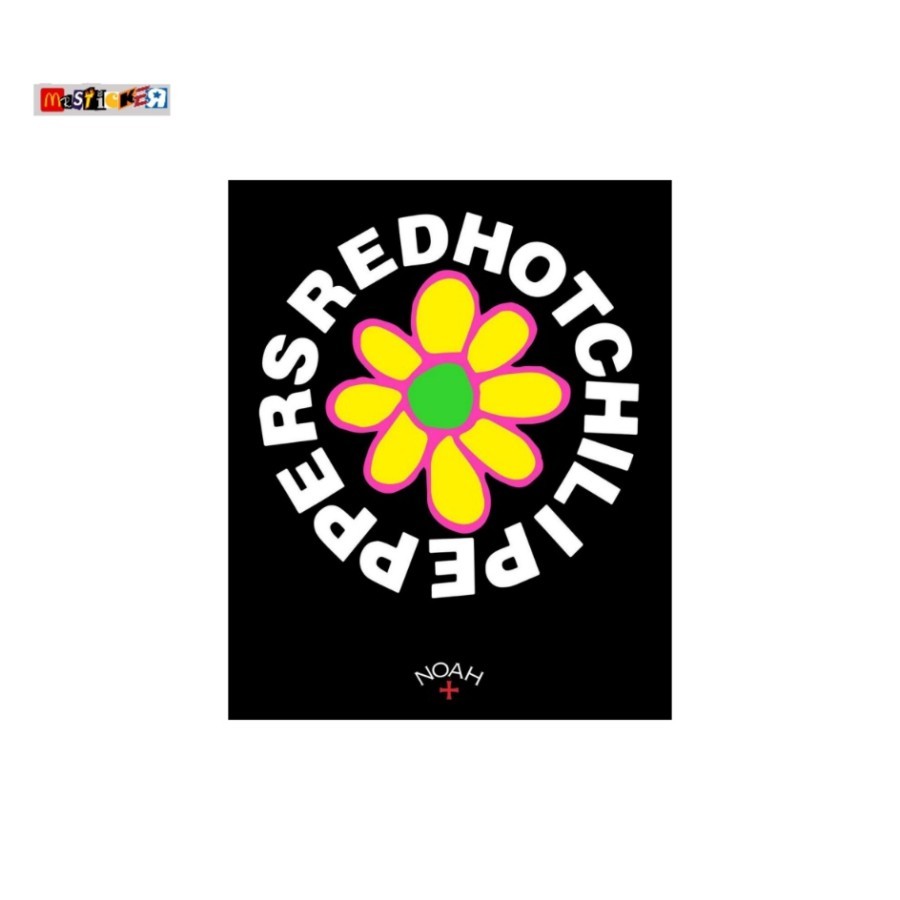 

sticker band Red Hot Chili Peppers x Noah nyc logo stiker RHCP