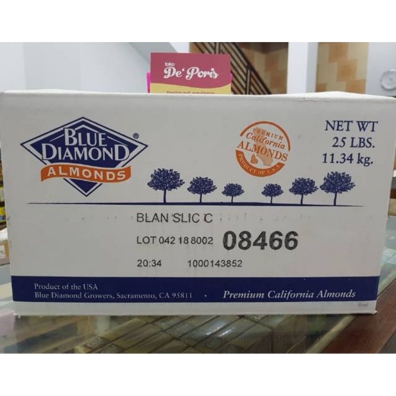 

Almond slice mentah 1kg