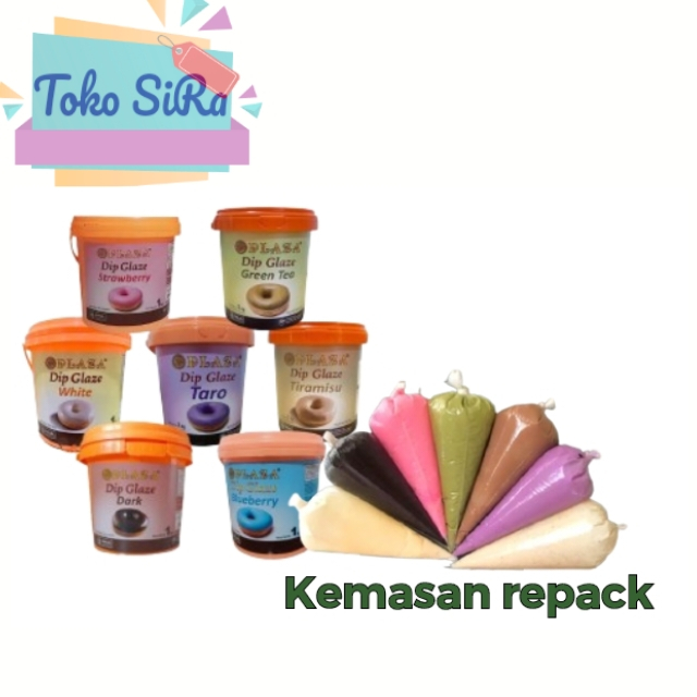 

Dunia / Plaza Dip Glaze ECO - REPACK 100 gram - Dip Glaze Dunia ECO 100 gram - Toppin donat - glaze murah