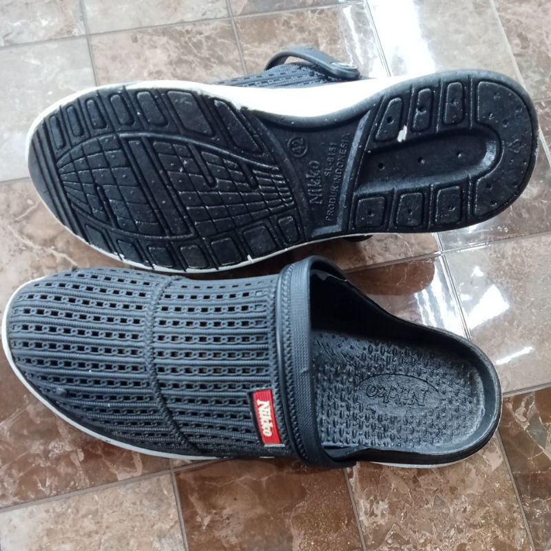 Sandal Slop Karet Pria Nikko SL-8151 Sepatu Slop Kerja