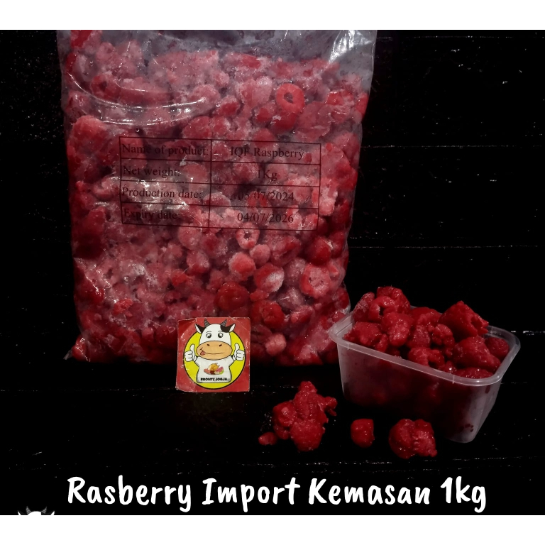 

BUAH RASBERRY FROZEN KEMASAN 250GR/500GR/1KG-FROZEN FOOD-BRONTZ JOGJA