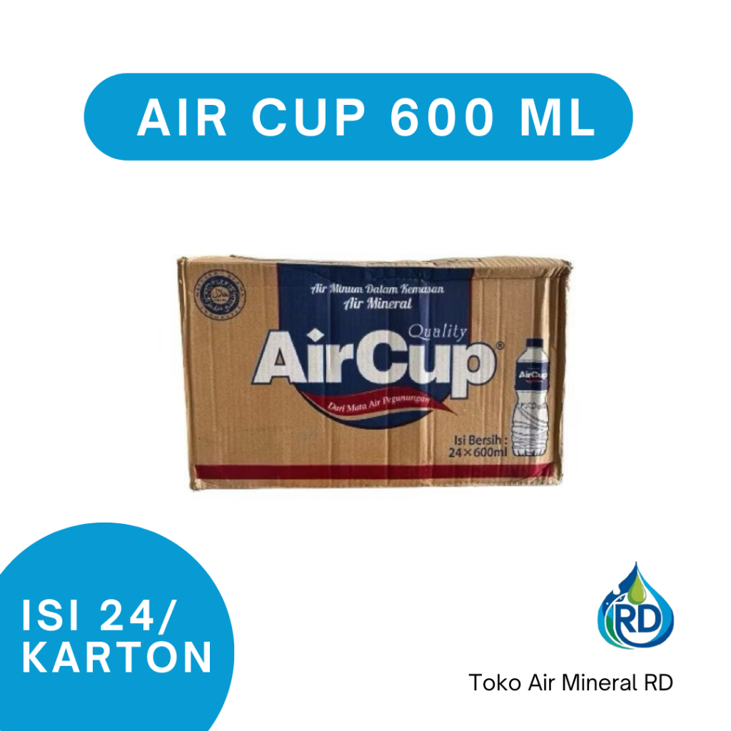 

Air Minum Mineral Botol Air Cup 600 ML 1 Dus isi 24