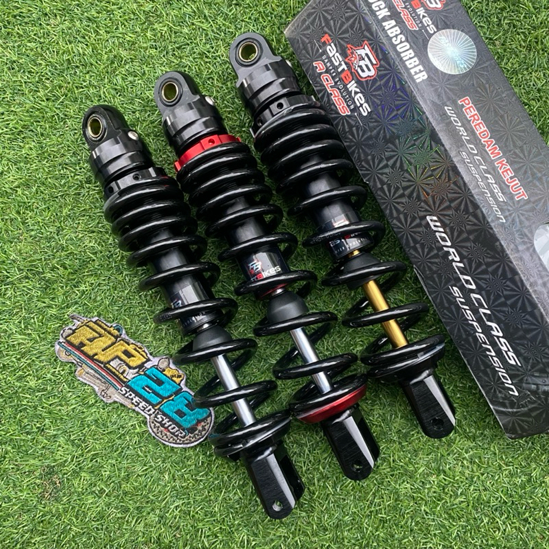 SHOCKBREAKER BELAKANG NON TABUNG MATIC SINGLE SHOCK MODEL RAZOR BY FAST BIKE FB 95 UKURAN 330 MM PNP