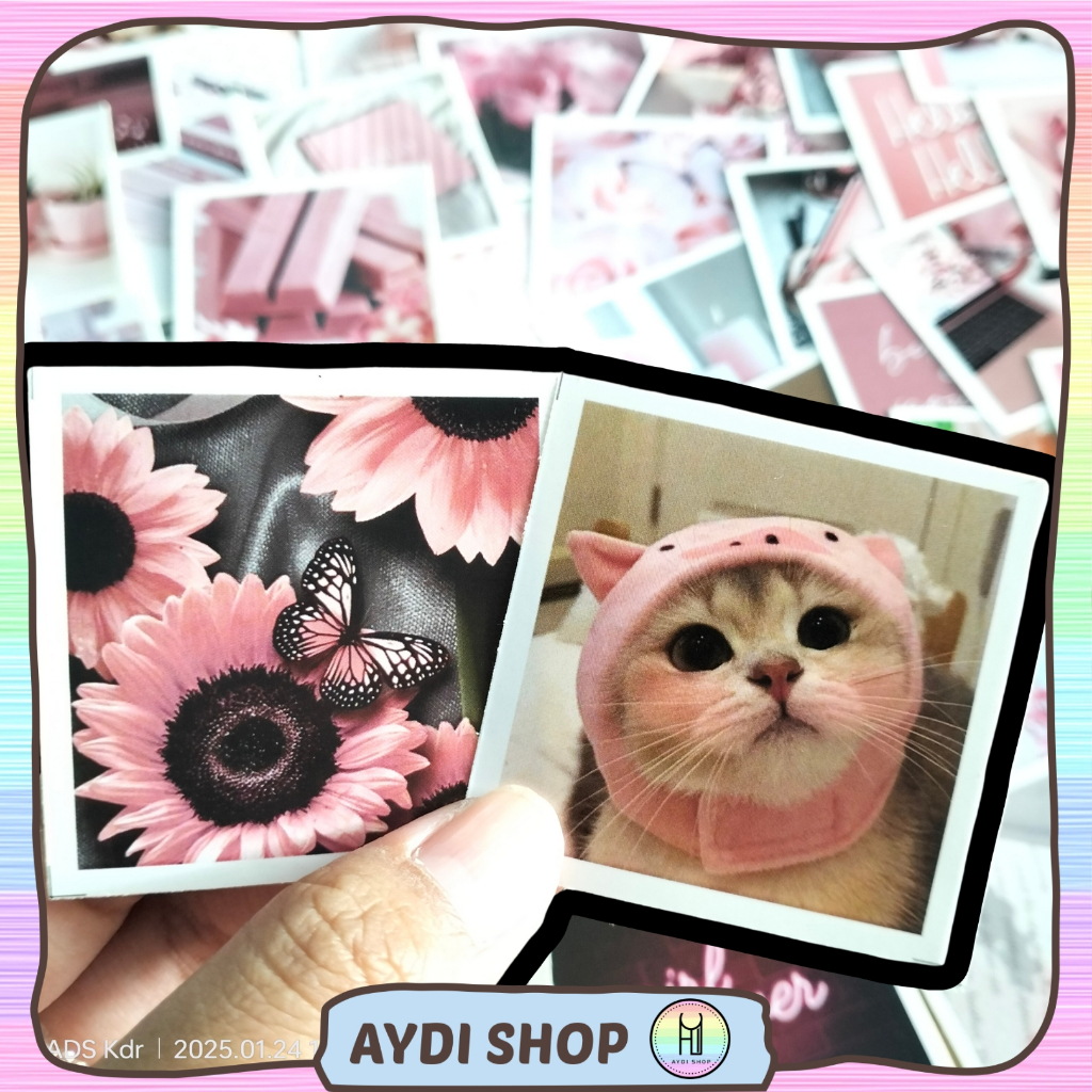 

(Eceran) PINK STICKER AESTHETIC PERSEGI STIKER FREEBIES LUCU TUMBLR JURNAL JOURNAL MERAH MUDA