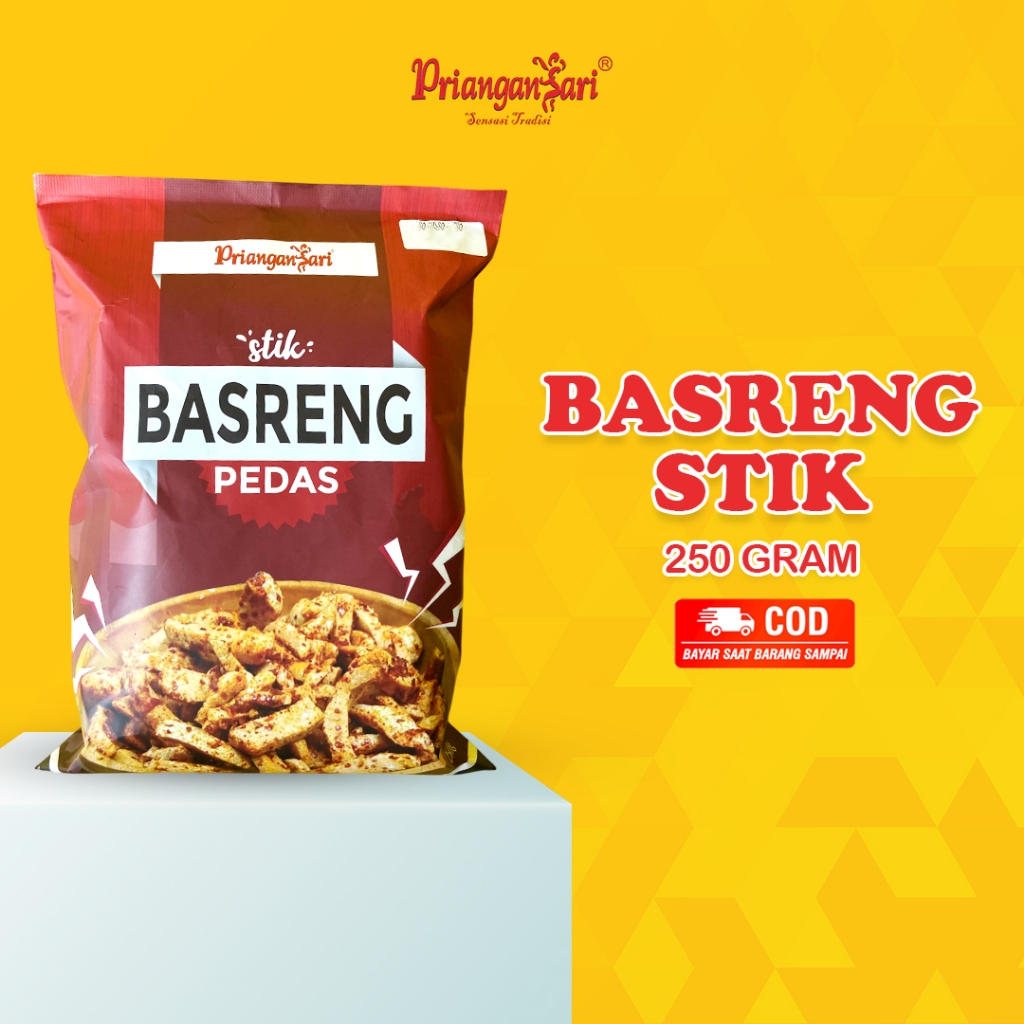 

Basreng Stik Priangansari 250Gram | Dengan Bumbu Balado Pedas Daun Jeruk