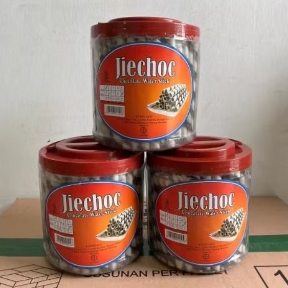 

Jiechoc Chocolate Wafer Stik 500g | Jajanan/Hantaran Lebaran 2025