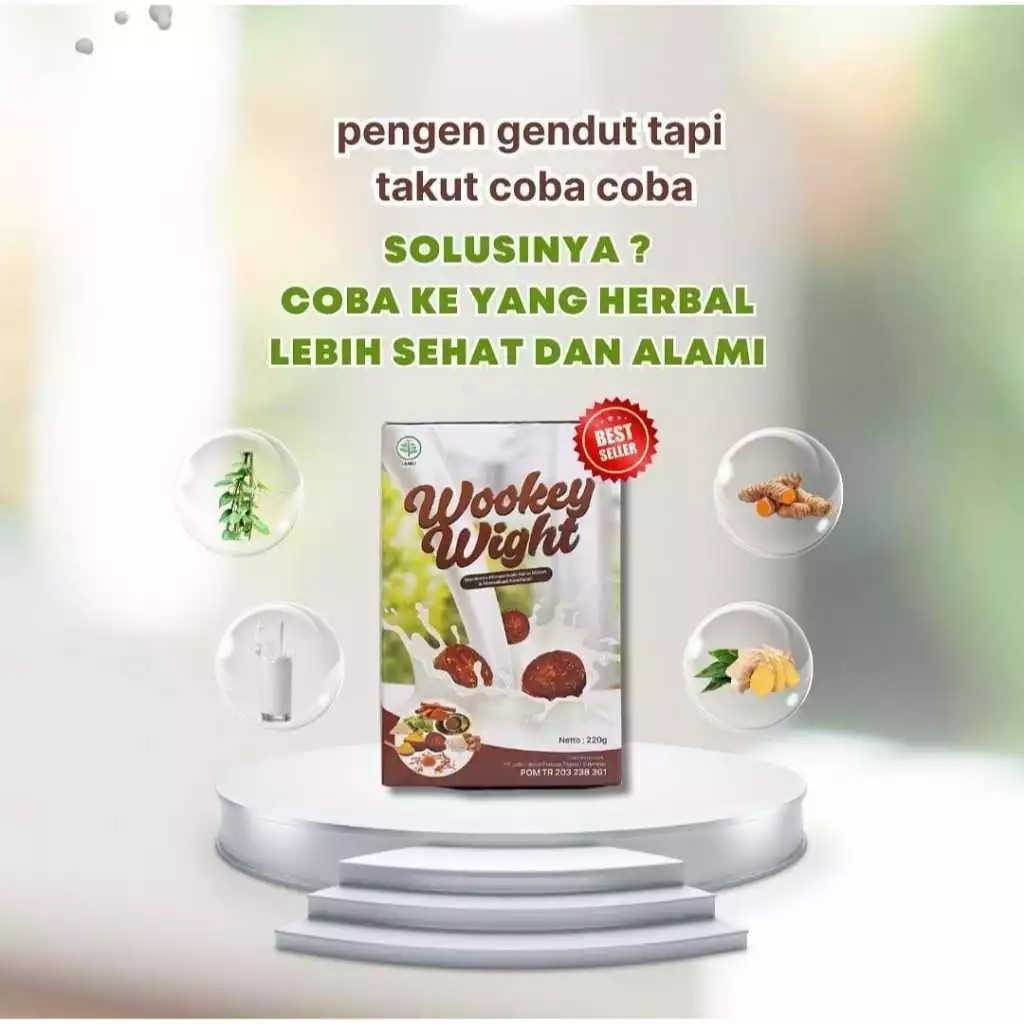 

PROMO 1 BOX Wookey Weight - Susu Penambah Berat Badan Herbal 1 Paket