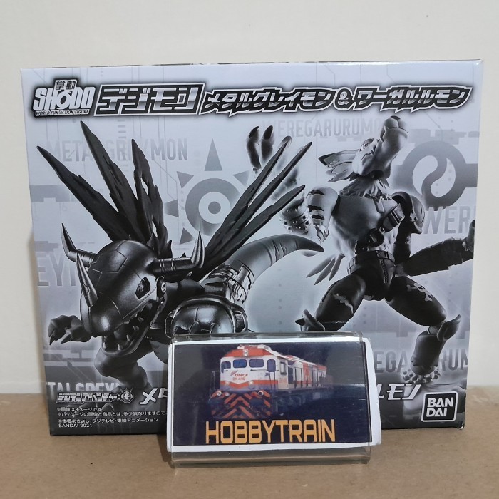 SHODO DIGIMON ADVENTURE METALGREYMON & WEREGARURUMON FIGURE