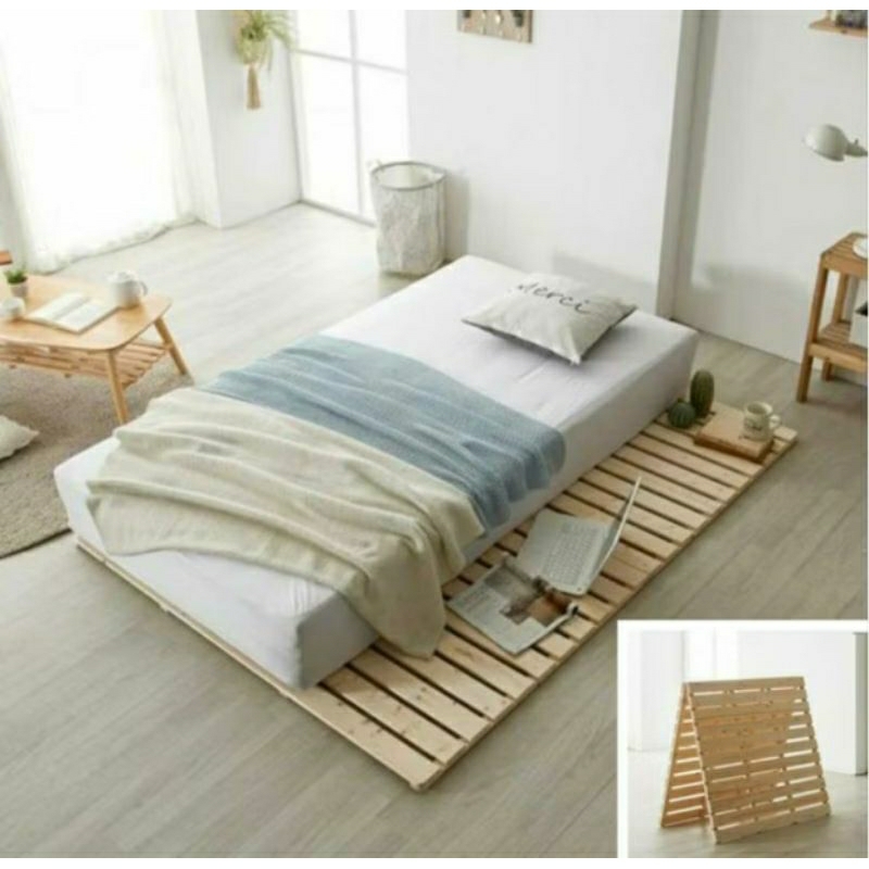 Dipan tempat tidur kayu divan kasur alas lantai tempat tidur
