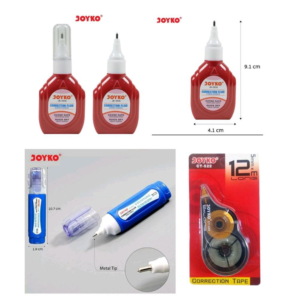 

Tipex Cair dan Pita Joyko