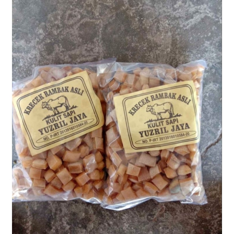 

Rambak kulit sapi mekar renyah gurih