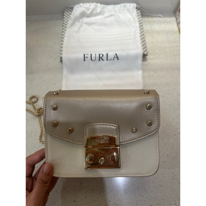 Furla Metropolis Mini - 3 looks in 1 - Preloved 100% ORI