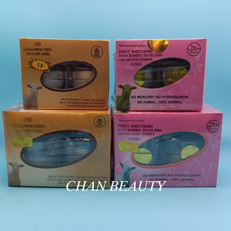 paket krim csd ping dan gold 4 varian / cream susu domba