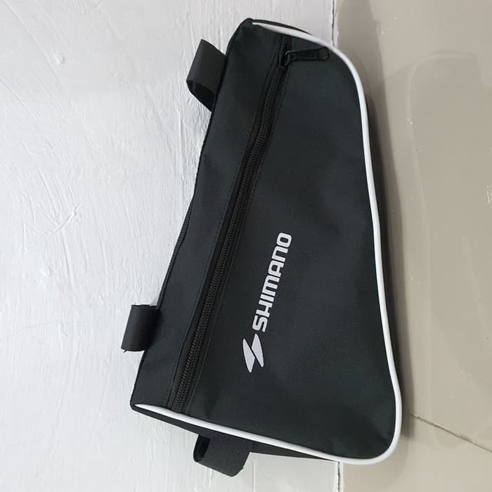 Tas Dompet Sepeda Segitiga Shimano Frame Sepeda Bag Storage  MTB Touring Bike