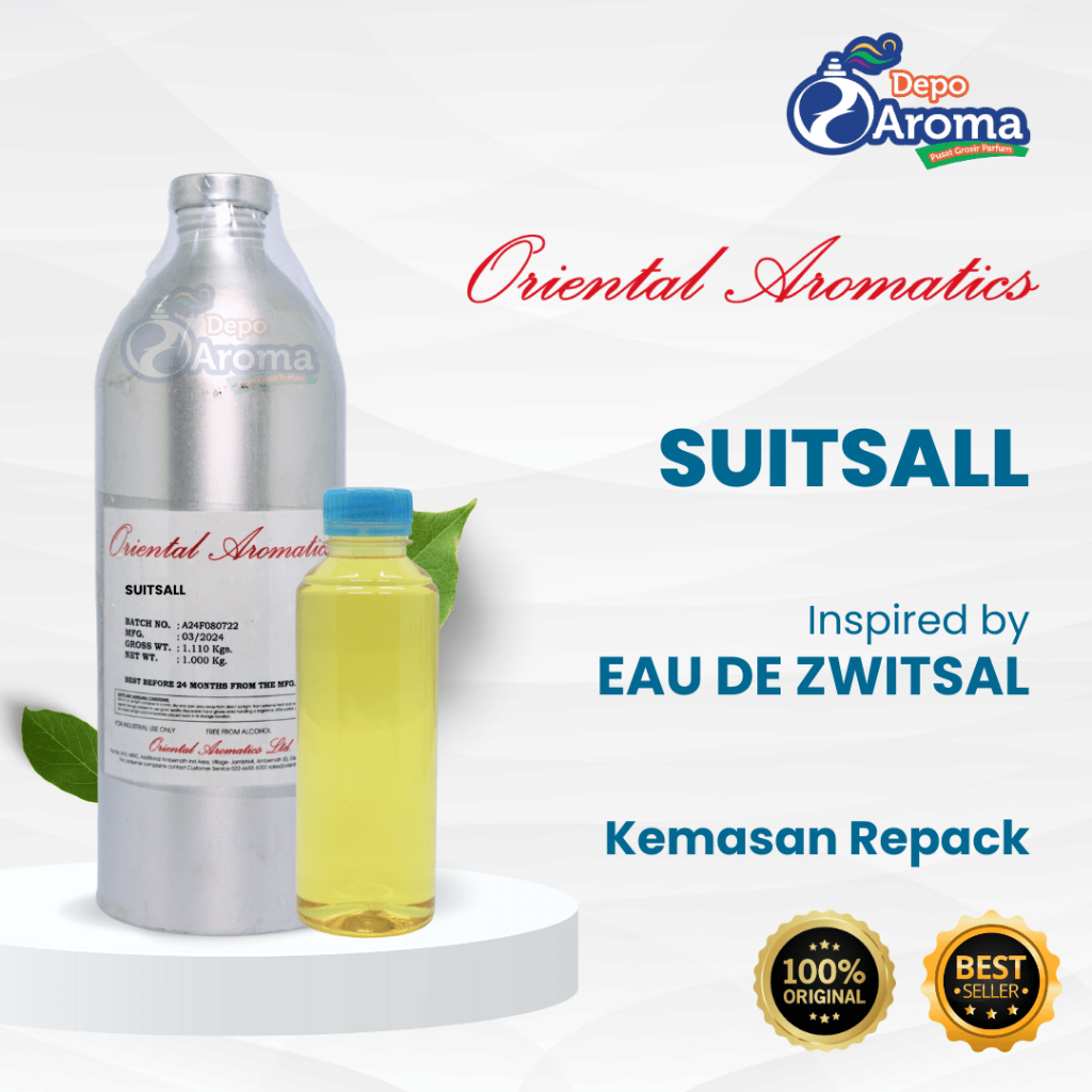 PARFUM BIBIT MURNI - SUITSALL - REPACKING - ORIENTAL AROMATICS