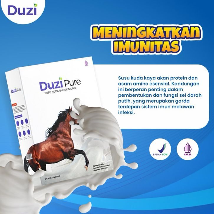 Duzipure Duzi Pure Susu Kuda Original