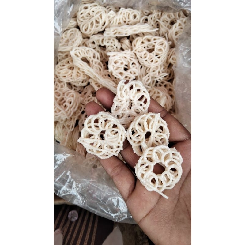 

Kerupuk terung putih/krupuk seblak