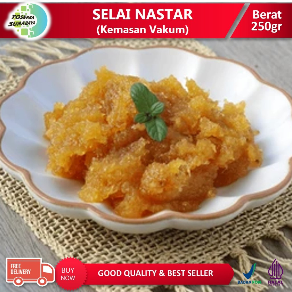 

Selai NASTAR Kemasan Vakum 250gr - Selai Nanas Nastar Berkualitas