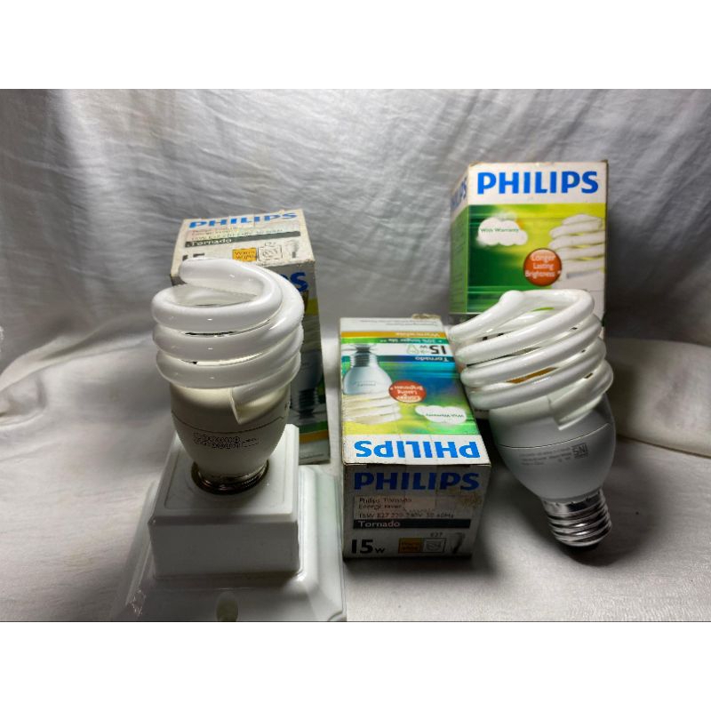 Lampu Philips Spiral Cahaya kuning
