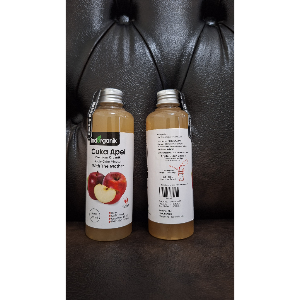 

indorganik cuka apel 250 ml apel murni apple cider meningkatkan kesuburan dan m embantu program diet