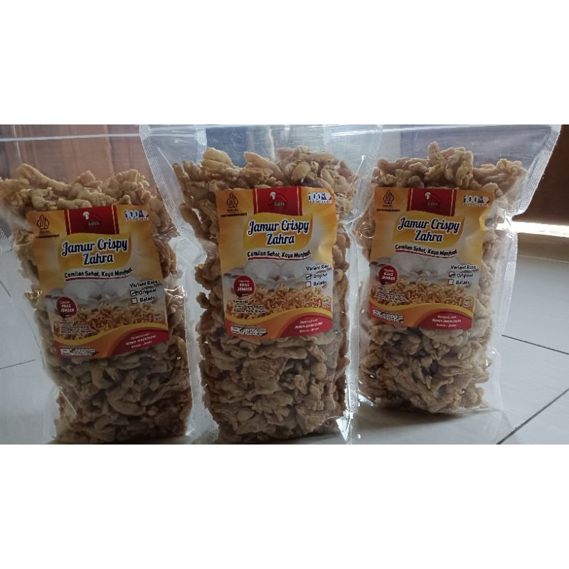 

Jamur krispy zahra netto 250 gram