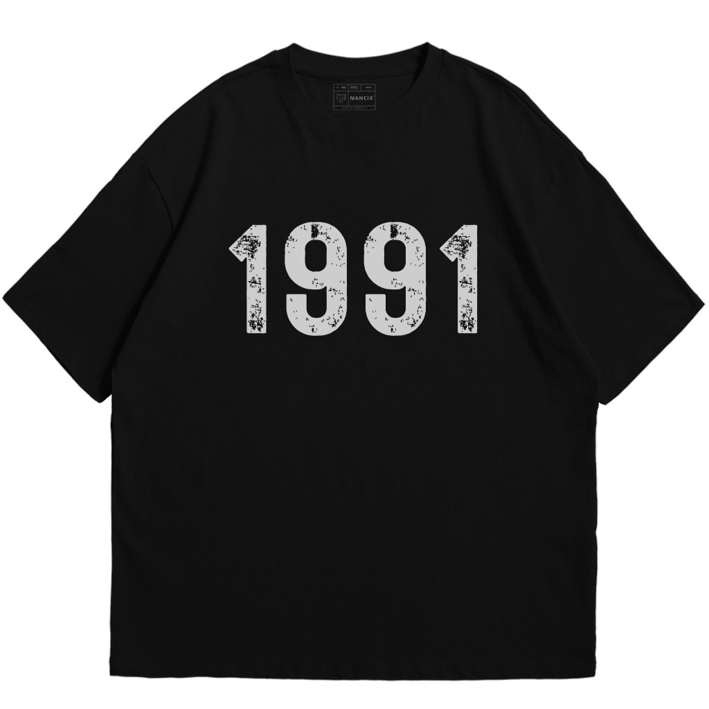 MANCIX 1991 BOLD LIVE BOLD Oversize Katun Combed 20s Grade A dengan Sablon DTF Premium Tebal