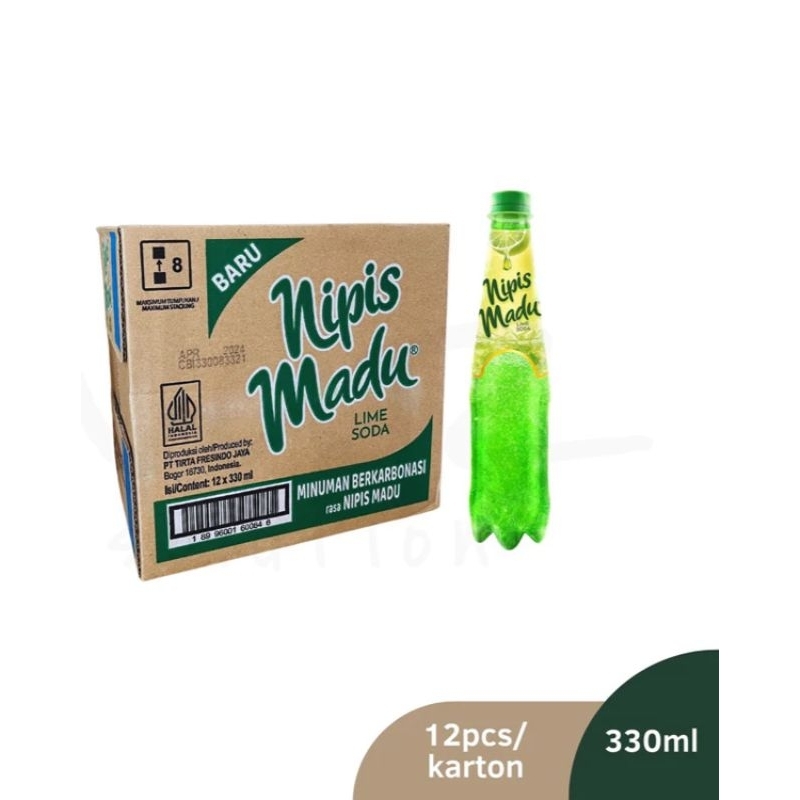 

Nipis Madu Lime Soda 330ml x 12{karton}