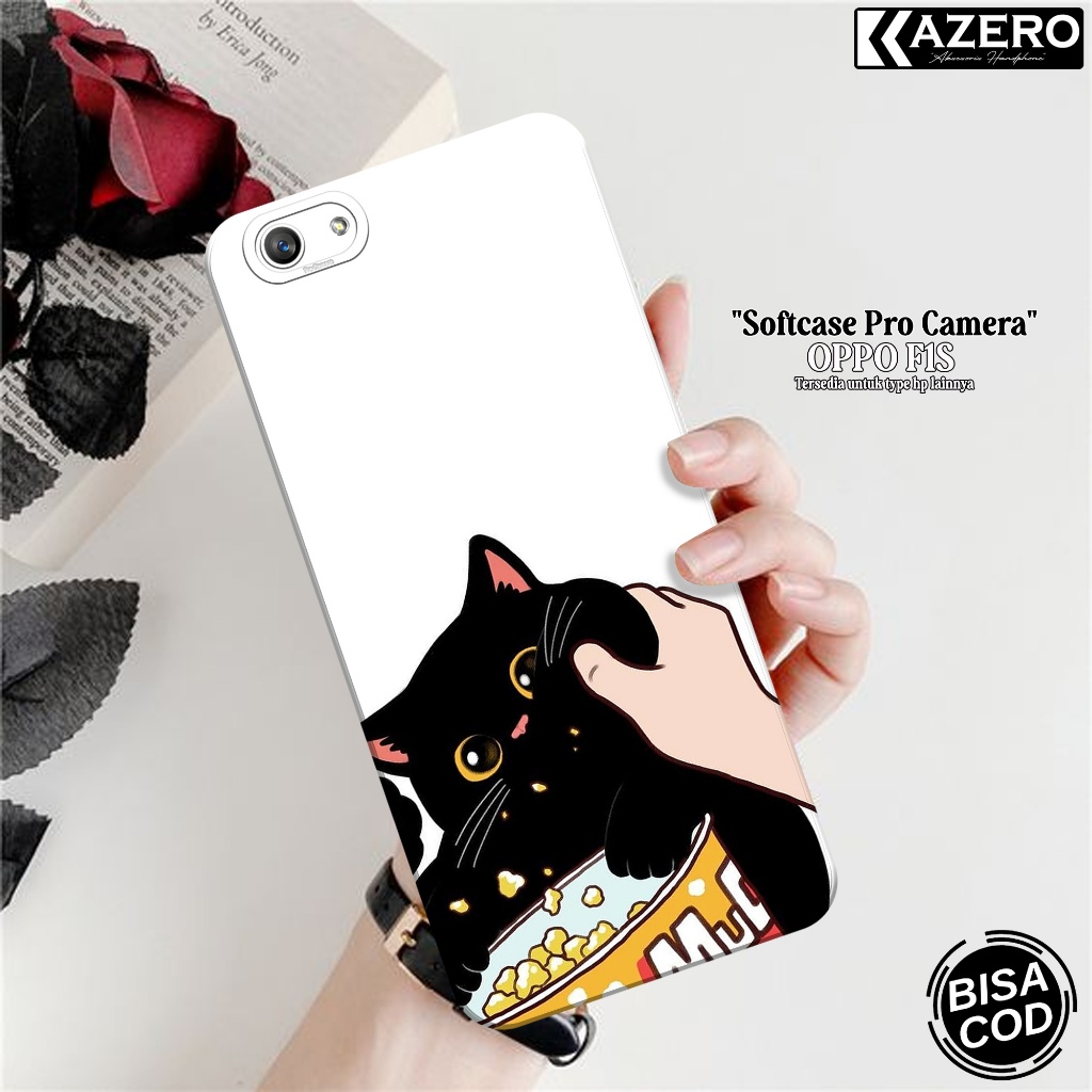 Silikon Hp OPPO F1S Fashion Case Kucing Softcase OPPO F1S Silikon Pro Camera Casing OPPO F1S Kesing 