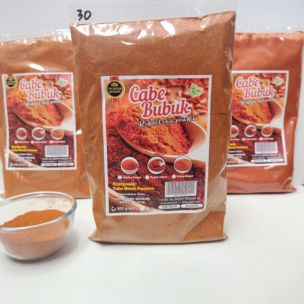 

BUBUK CABE HALUS - 250 GRAM | BUBUK CABE POWDER | CHILI POWDER HOT